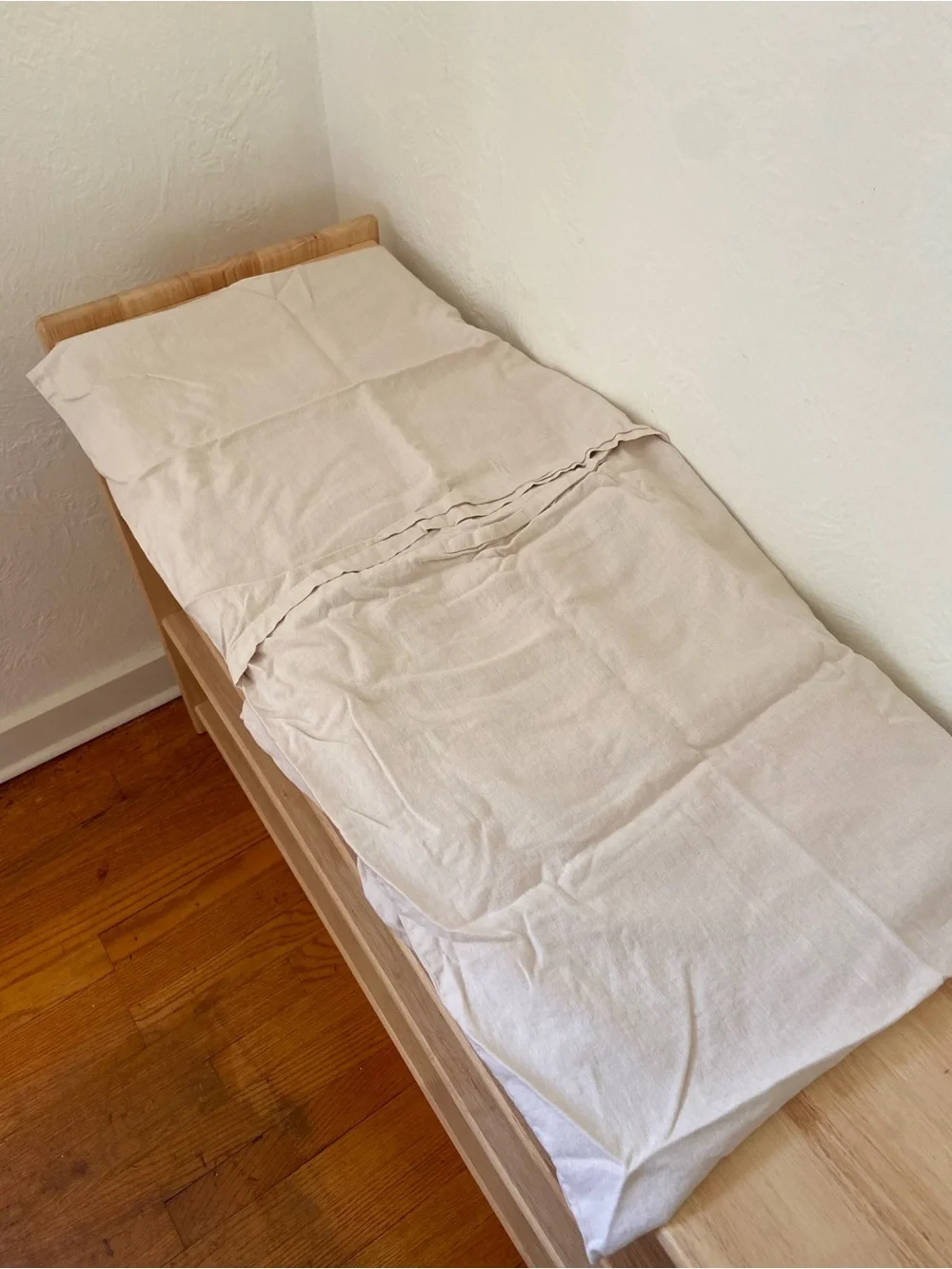 Quince European Linen Sham Set King Sand - set of two